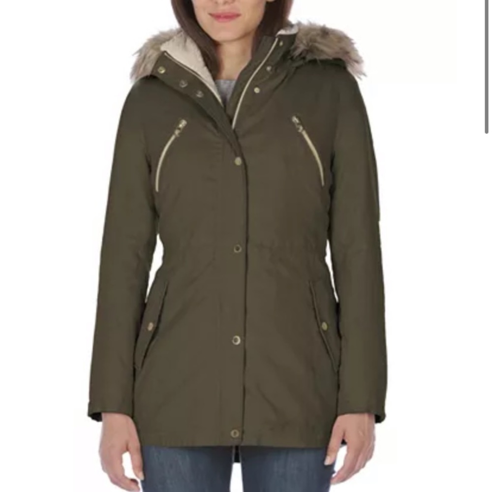 Nautica green parka